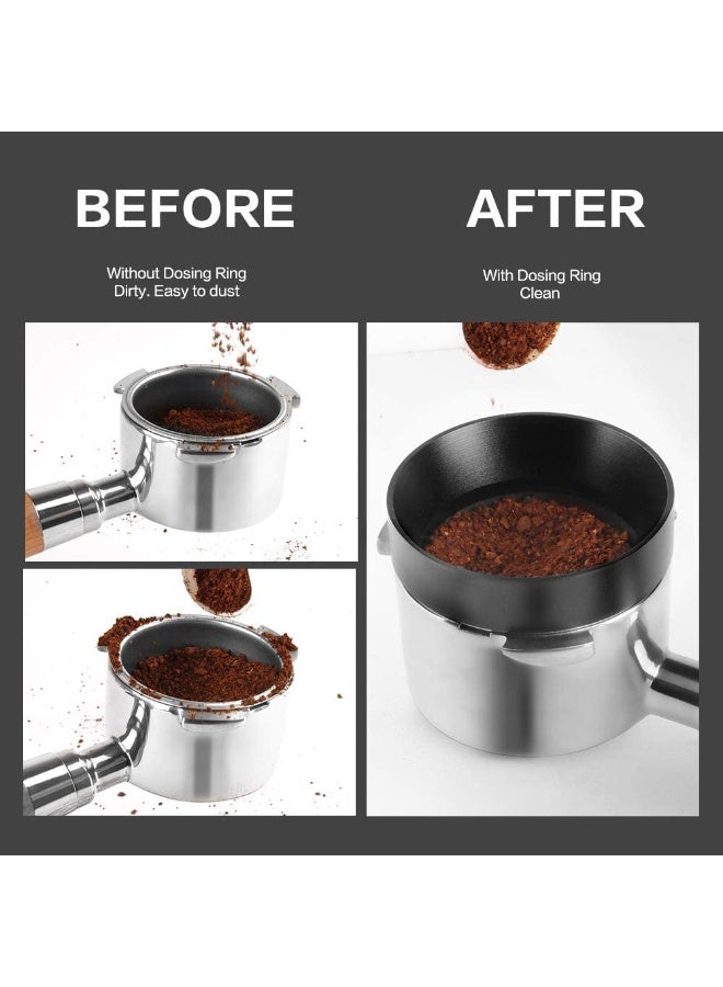 Coffee Dosing Ring 51mm, Espresso Dosing Funnel With Magnetic, Powder Ring Dispenser Doser Compatible With Portafilter - Image 5